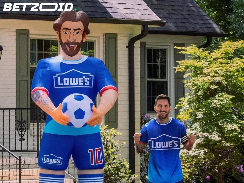 Lowe's lanceert 3 meter hoog Messi-standbeeld voor WK 2026