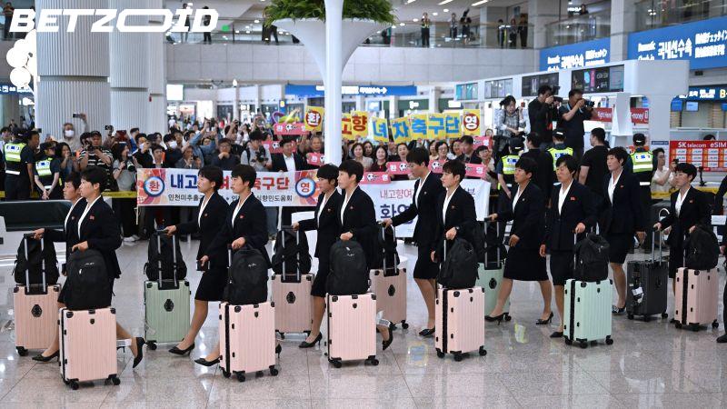 Noord-Koreaanse Naegohyang FC aangekomen in Zuid-Korea voor AFC-halve finales